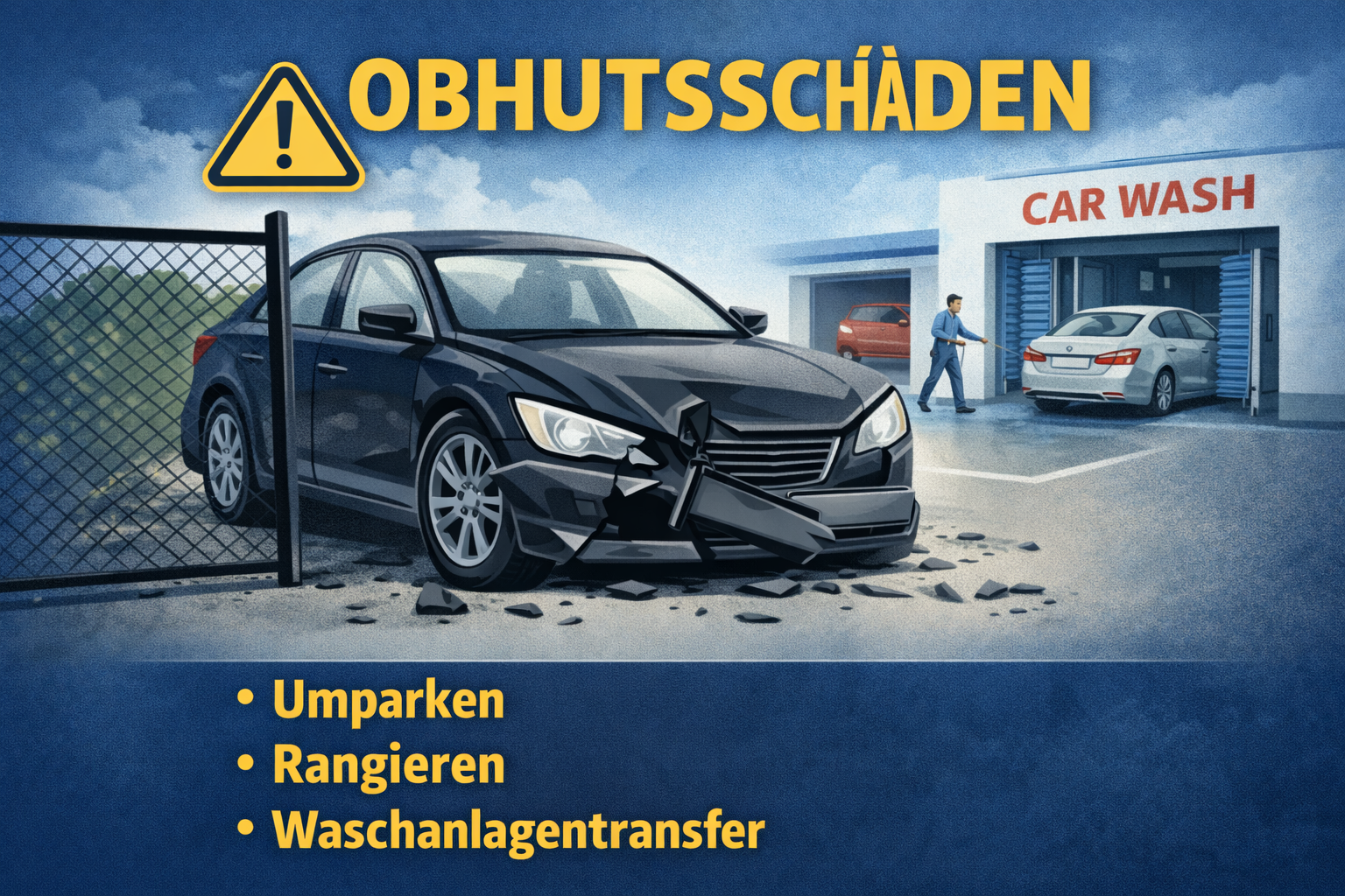 Versicherung in der Fahrzeugpflege